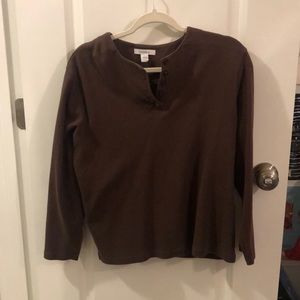 Dark brown shirt